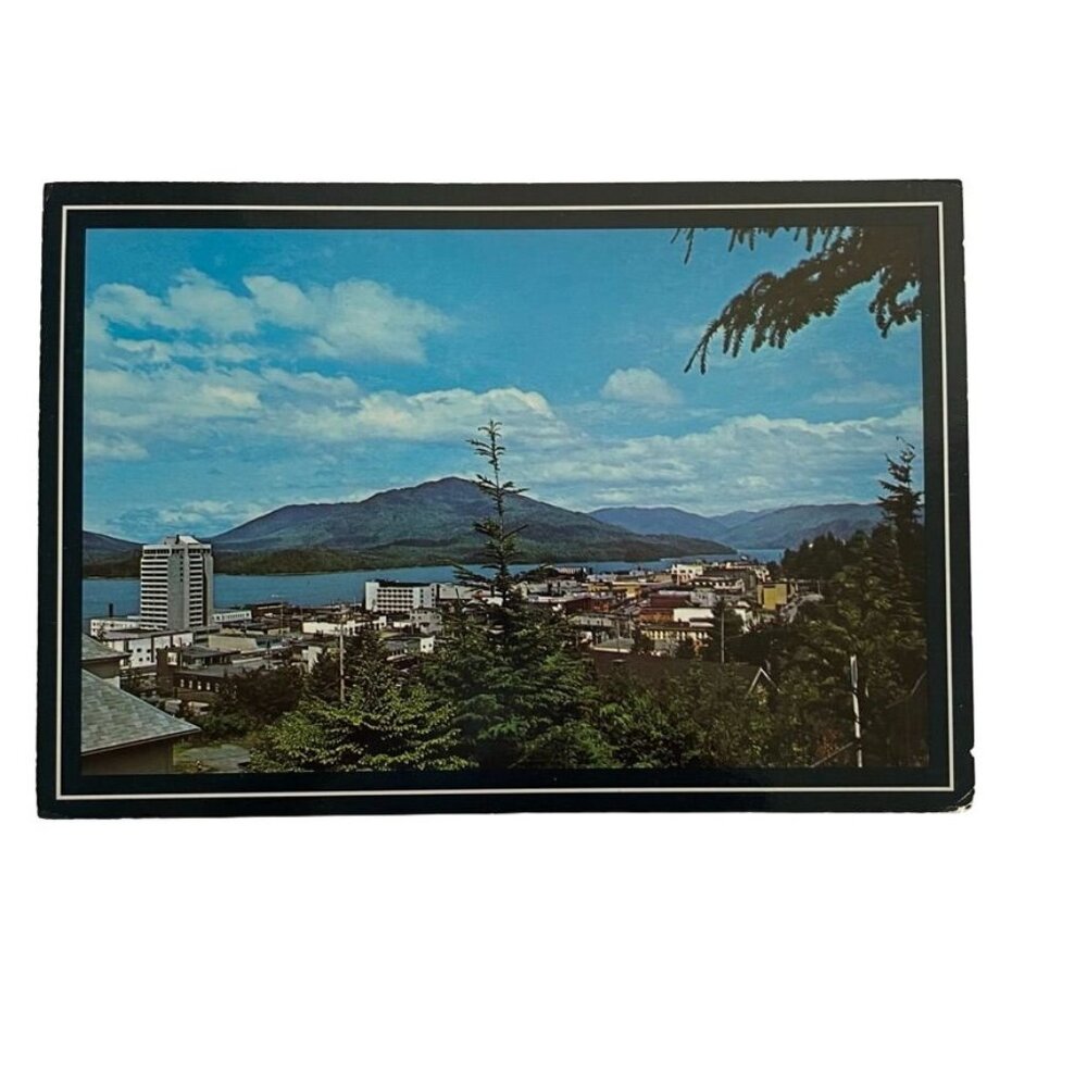 Vintage Postcard Prince Rupert British Columbia Canada Topographical Posted u
